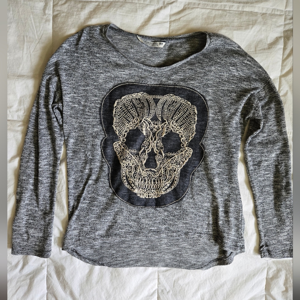 Bluenotes skull long sleeve